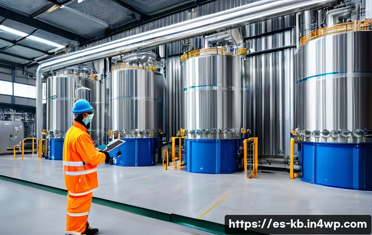 수소연료전지의 안전성 및 위험 관리 - A modern hydrogen production plant in Spain, featuring advanced safety systems including smart gas l...