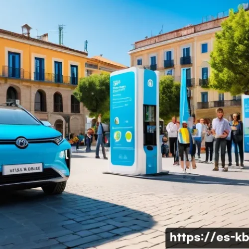 Home 32 수소연료전지의 사회적 수용성 연구 - A vibrant outdoor community workshop in a Spanish city square focused on hydrogen fuel cell technolo...